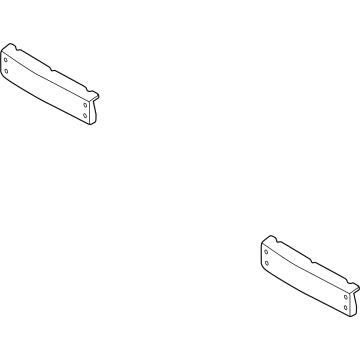 Hyundai 86519-B1500 Front Bumper Grille License Plate Moulding 86519-B1500 Hyundai Front Bumper Grille License Plate Moulding Illustration 1 of 1