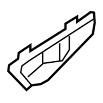 Hyundai 82611-2V000-4X Front Door Inside Handle Housing 82611-2V000-4X Hyundai Front Door Inside Handle Housing Illustration 1 of 1