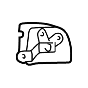 Hyundai 81376-38000 Cover-Front Door Safety Lock Rod,LH 81376-38000 Hyundai Cover-Front Door Safety Lock Rod,LH Illustration 1 of 1