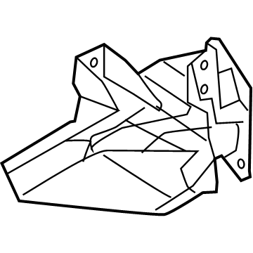Hyundai 58170-D2700 Cooling Duct Assembly-FRT Brake,RH 58170-D2700 Hyundai Cooling Duct Assembly-FRT Brake,RH Illustration 1 of 1