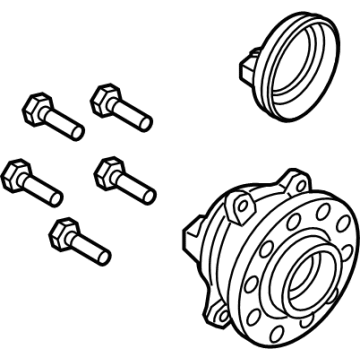51750-J6000 Hyundai Hub Assembly-FR Wheel Illustration 1 of 1