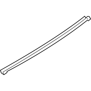 83241-J3000 Hyundai Rear Door Belt Weatherstrip Inside Right Hand Illustration 1 of 1