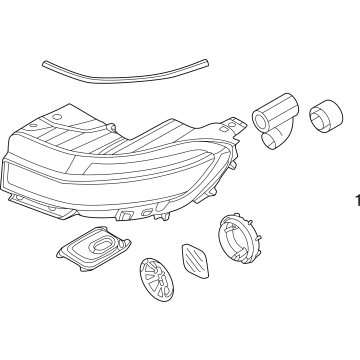 Hyundai Ioniq 5 N Headlight - 92101-GI150
