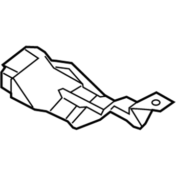 Hyundai 49548-2T500 Heat Protector 49548-2T500 Hyundai Heat Protector Illustration 1 of 1