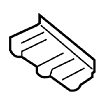 Hyundai 87254-A5000 Piece-Roof Garnish End Rear,LH 87254-A5000 Hyundai Piece-Roof Garnish End Rear,LH Illustration 1 of 1