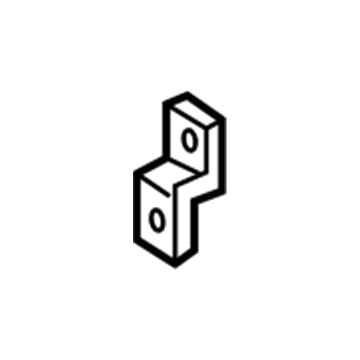 Hyundai 91931-B1280 Wiring Mounting Bracket 91931-B1280 Hyundai Wiring Mounting Bracket Illustration 1 of 1