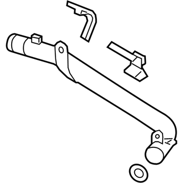 25470-3CGC0 Hyundai Pipe & Hose Assembly Inner Illustration 1 of 1