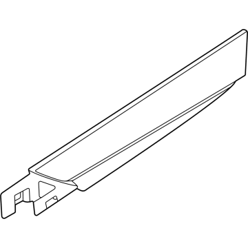 Hyundai 923B7-T6000 GARNISH-Fender Side LWR,LH 923B7-T6000 Hyundai GARNISH-Fender Side LWR,LH Illustration 1 of 1