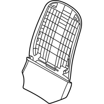 Hyundai 88390-L1300-YTH Map Board Assembly-FRT Seat Back,L 88390-L1300-YTH Hyundai Map Board Assembly-FRT Seat Back,L Illustration 1 of 1