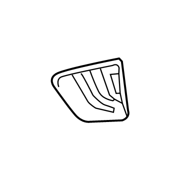 Hyundai 86564-G2550 Front Bumper Moulding Right Hand 86564-G2550 Hyundai Front Bumper Moulding Right Hand Illustration 1 of 1