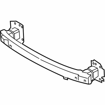 64900-G2100 Hyundai Beam Complete-Front Bumper Illustration 1 of 1