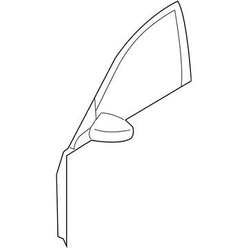 Hyundai 76111-3N000 Front Door Outer Panel Left Hand 76111-3N000 Hyundai Front Door Outer Panel Left Hand Illustration 1 of 1