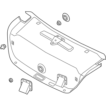 81750-D2010-4X Hyundai Trim Assembly-Trunk Lid Illustration 1 of 1