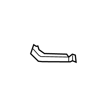 Hyundai 865B3-S8000 Bracket Front Bumper Side,Left Hand 865B3-S8000 Hyundai Bracket Front Bumper Side,Left Hand Illustration 1 of 1