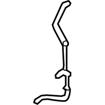 Hyundai 57570-3K000 Return Tube Assembly 57570-3K000 Hyundai Return Tube Assembly Illustration 1 of 1
