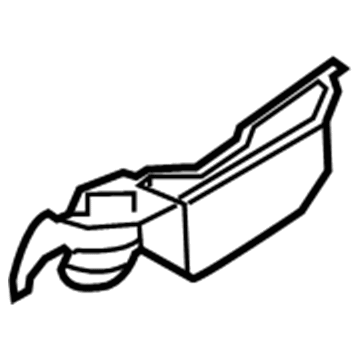 Hyundai 85733-4D000-KS Tray-Lugg Side,LH 85733-4D000-KS Hyundai Tray-Lugg Side,LH Illustration 1 of 1
