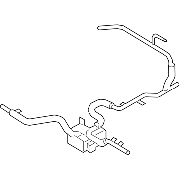 375V3-K4000 Hyundai 3WAY Valve Assembly-Inlet Illustration 1 of 1