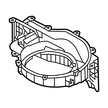 Hyundai 97112-K4000 Case-Blower,LWR 97112-K4000 Hyundai Case-Blower,LWR Illustration 1 of 1