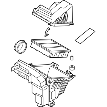 Hyundai 28110-BE150 CLEANER ASSY-AIR 28110-BE150 Hyundai CLEANER ASSY-AIR Illustration 1 of 1