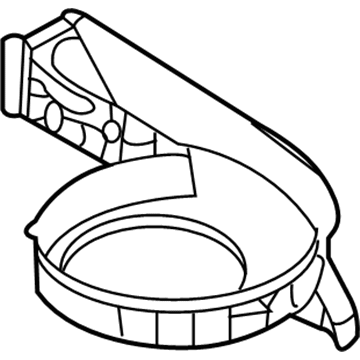 97112-4D000 Hyundai Blower Case Lower Illustration 1 of 1