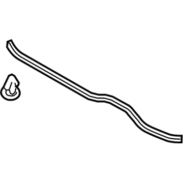 2010 Hyundai Sonata Weather Strip - 86435-3S000