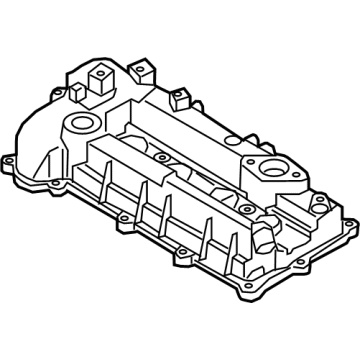 Hyundai 22410-03HA0 Rocker Cover Assembly 22410-03HA0 Hyundai Rocker Cover Assembly Illustration 1 of 1