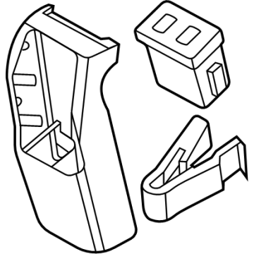 Hyundai 84640-BE000-NNB Rear Console Cover Assembly 84640-BE000-NNB Hyundai Rear Console Cover Assembly Illustration 1 of 1