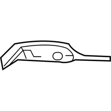 87614-3L000 Hyundai Outside Mirror Lamp Assembly Right Hand Illustration 1 of 1