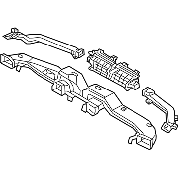 Hyundai 97470-B1000 Connector Assembly-Heater To Air V 97470-B1000 Hyundai Connector Assembly-Heater To Air V Illustration 1 of 1