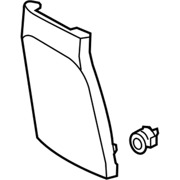 84670-3X000-HZ Hyundai Rear Console Cover Assembly Illustration 1 of 1