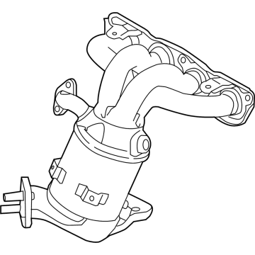 Hyundai 28510-03HN0 Manifold Catalytic Assy-Exh 28510-03HN0 Hyundai Manifold Catalytic Assy-Exh Illustration 1 of 1
