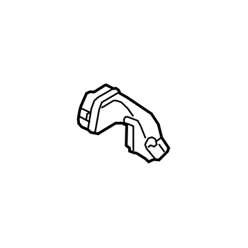 Hyundai 97279-K4000 Shower Duct Left Hand 97279-K4000 Hyundai Shower Duct Left Hand Illustration 1 of 1