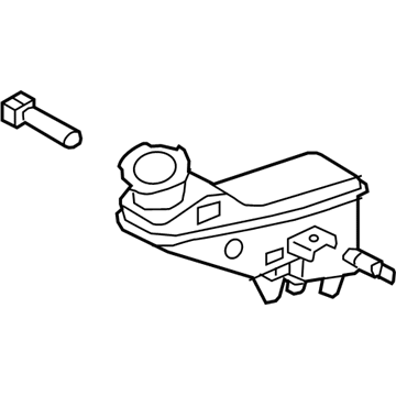 58511-F2CC0 Hyundai Master Cylinder Reservoir Illustration 1 of 1