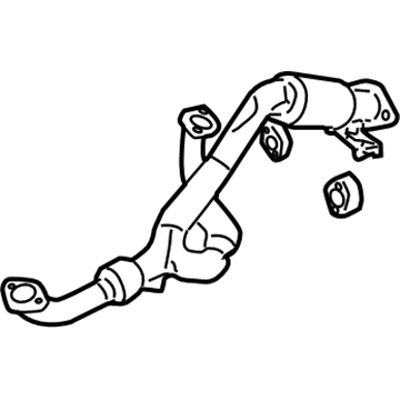 2009 Hyundai Santa Fe Exhaust Pipe - 28610-1U100