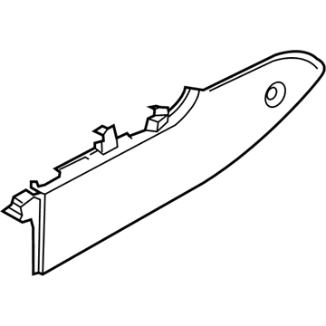 Hyundai 84640-F3000-TRY Cover Assembly-Front Console Side RH 84640-F3000-TRY Hyundai Cover Assembly-Front Console Side RH Illustration 1 of 1