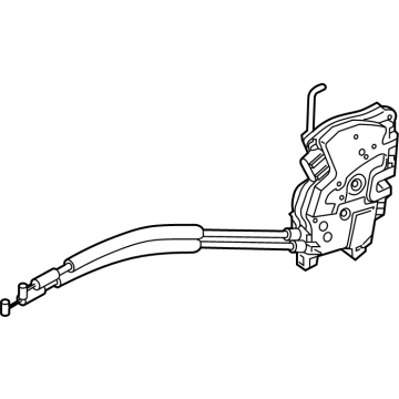 81410-BE000 Hyundai LATCH ASSY-REAR DOOR,LH Illustration 1 of 1