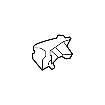 Hyundai 83662-BE000 COVER-RR DR O/S HDL,RH 83662-BE000 Hyundai COVER-RR DR O/S HDL,RH Illustration 1 of 1