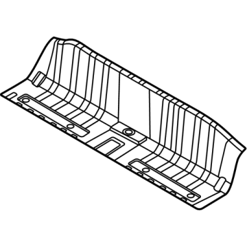 Hyundai 65632-BF000 MEMBER ASSY-RR FLR INTERM CROS 65632-BF000 Hyundai MEMBER ASSY-RR FLR INTERM CROS Illustration 1 of 1
