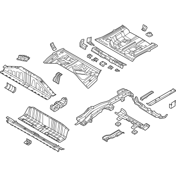 Hyundai Kona Electric Floor Pan - 65500-BF000