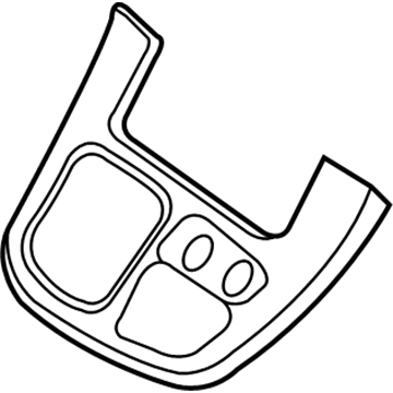 84631-4D000-VA Hyundai Console Upper Cover Illustration 1 of 1