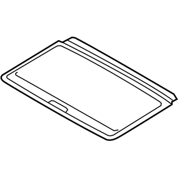 Hyundai 81666-F2000-YGE Sunroof Sunshade Assembly 81666-F2000-YGE Hyundai Sunroof Sunshade Assembly Illustration 1 of 1
