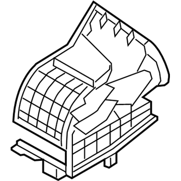 97121-C2010 Hyundai Case-Intake,RH Illustration 1 of 1