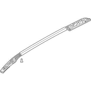 87270-K2000-SHS Hyundai Rack Assembly-Roof,LH Illustration 1 of 1