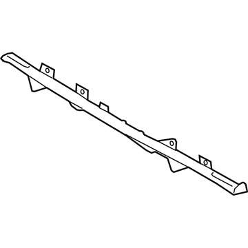 86665-J3000 Hyundai Rear Bumper Skid Plate Illustration 1 of 1
