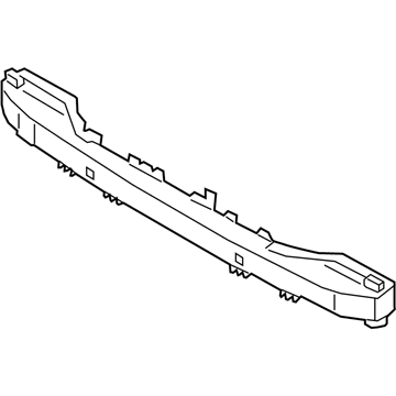 86631-J3100 Hyundai Beam Rear Bumper Illustration 1 of 1