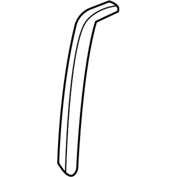 83560-4D000 Hyundai Channel Assembly-Rear Door Rear,RH Illustration 1 of 1