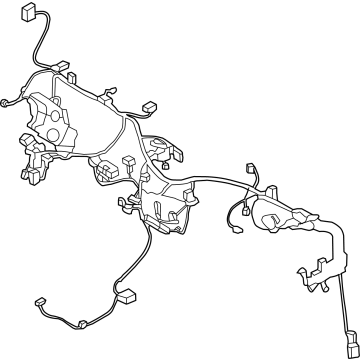 Hyundai 91100-R6130 Wiring Assembly Main 91100-R6130 Hyundai Wiring Assembly Main Illustration 1 of 1