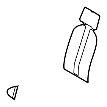 Hyundai 88350-L1150 Front Seat Back Pad Assembly Left Hand 88350-L1150 Hyundai Front Seat Back Pad Assembly Left Hand Illustration 1 of 1