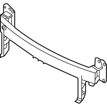 64900-K4100 Hyundai Front Bumper Beam Complete Illustration 1 of 1