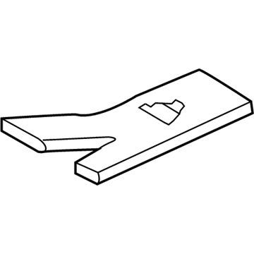 Hyundai 97365-H9000 Duct-Rear Heating Rear,LH 97365-H9000 Hyundai Duct-Rear Heating Rear,LH Illustration 1 of 1
